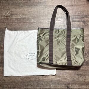 Prada Nylon Olive Green Shoulder bag